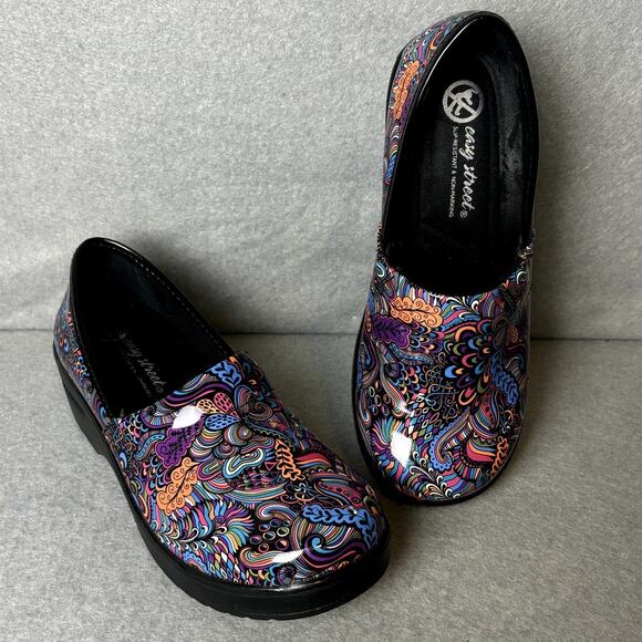 Easy Works by Easy Street Tiffany Medical Dental Chef Baker Clog New Size 6 - Picture 2 of 7